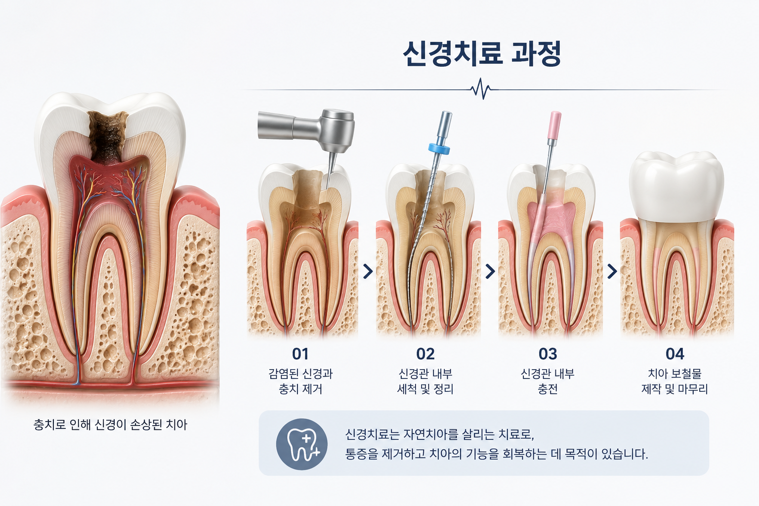 평택 신경치료 근관치료 치과보존과 전문의 연세꿈꾸는치과 평택지제점
